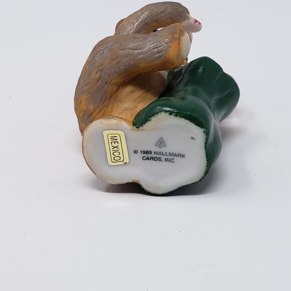 Lot of 4 1989 Hallmark Cinnamon Bear Porcelain Ornament - Picture 8 of 9